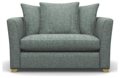 Heart of House Libby Tweed Fabric Cuddle Chair - Duck Egg